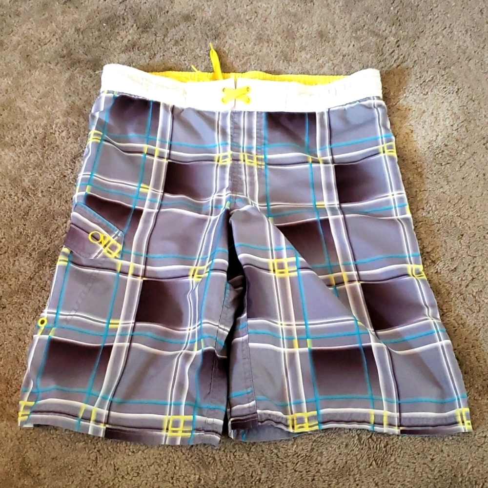 Gray OP Swim Trunks w/pocket
